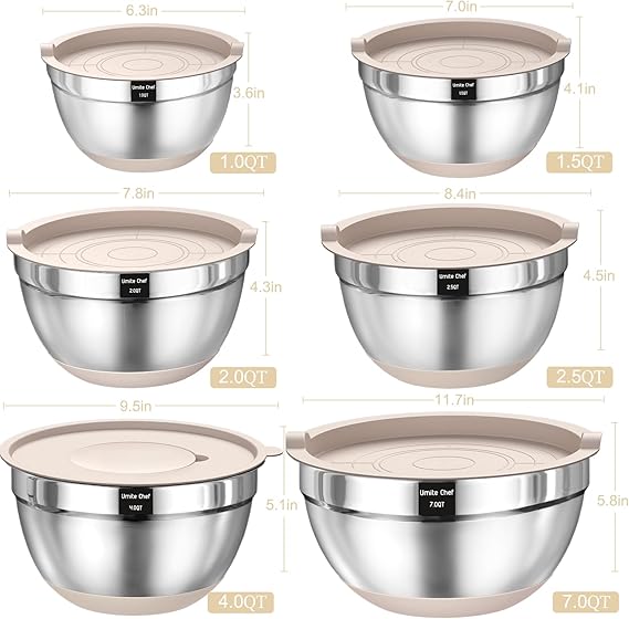 Mixing Bowls with Lids